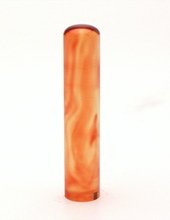 認め印琥珀樹脂60x12.0mm ケースなし 12.0mm