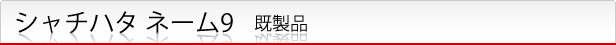 シャチハタ ネーム9