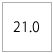 角印 21.0mm